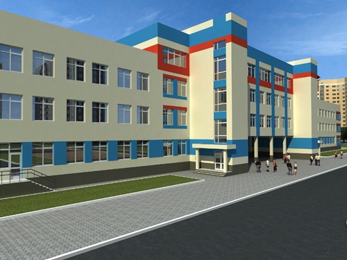Комплексная жилая застройка «Пушкинские кварталы». Школа на 1135 учащихся №39 (по генплану). 